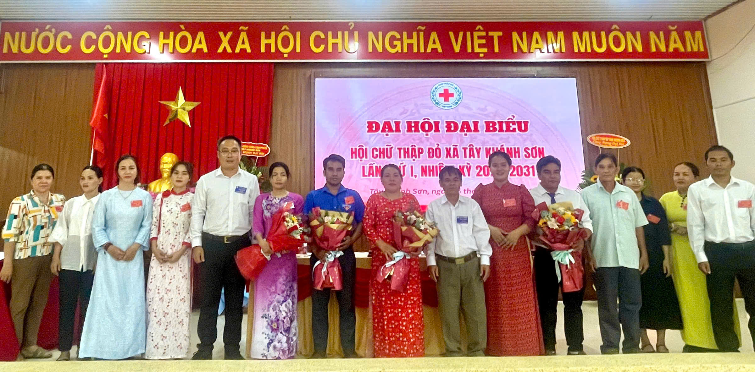 Đại hội đại biểu Hội Chữ thập đỏ xã Tây Khánh Sơn lần thứ I: Định hướng nâng cao hiệu quả công tác nhân đạo
